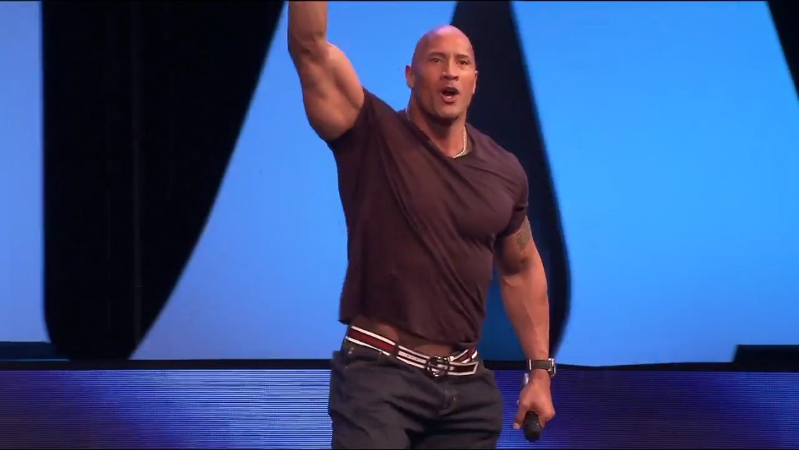 Dwayne "The Rock" Johnson Appeared at the 2016 Mr. Olympia in Vegas